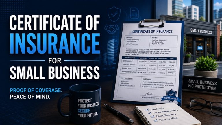 Certificate of Insurance for Small Business